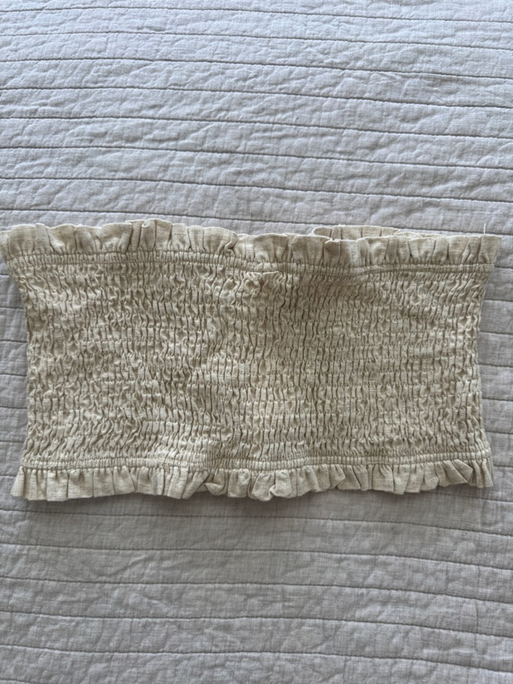 Smocked Linen Set - Picture 11 of 11